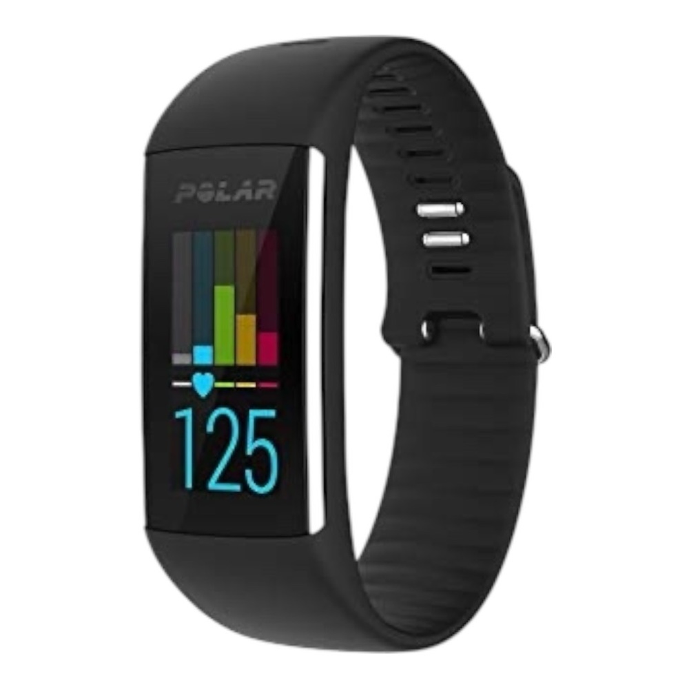Polar A360 Fitness Step Tracker Small Black Waterproof Touchscreen Heart Rate